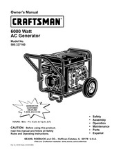 Craftsman 580.327160 El Manual Del Propietario