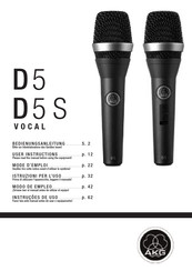 Harman AKG D 5 Modo De Empleo