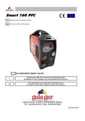 GALAGAR Smart 160 PFC Manual Técnico De Instrucciones