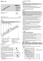 Festo DGC-8 63 Serie Instrucciones De Utilizacion