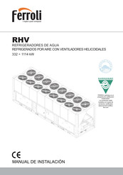 Ferroli RHV Serie Manual De Instalación