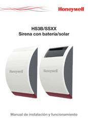 Honeywell HS3B/SSXX Manual De Instalación Y Funcionamiento