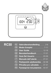 ACV RC30 Guia Del Usuario