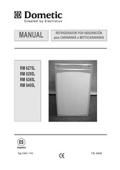 Electrolux Dometic RM 6275L Manual