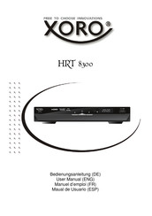 Xoro HRT 8300 Manual De Usuario