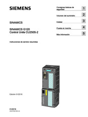 Siemens SINAMICS CU250S-2 Instrucciones De Servicio Resumidas