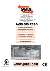 GiBiDi PASS 600 Instrucciones Para El Montaje