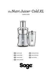 Sage Nutri Juicer BJE830 Guía Rápida