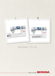 Bernina 770 QE Manual Del Usuario