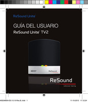 ReSound Unite TV2 Guia Del Usuario