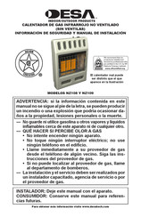 Desa NZ109 Información De Seguridad Y Manual De Instalación