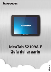 Lenovo IdeaTab S2109A-F Guia Del Usuario