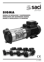 Saci SIGMA Serie Manual De Instalacion Y Mantenimento