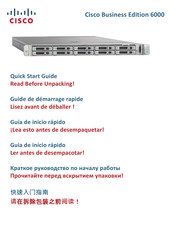 Cisco Business Edition 6000 Guia De Inicio Rapido