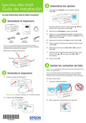 Epson Stylus Office TX320F Guia De Instalacion