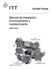 Goulds Pumps ITT 3298 Family Manual De Instalación, Funcionamiento Y Mantenimiento