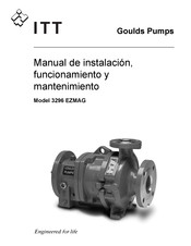 Goulds Pumps ITT 3296 EZMAG Manual De Instalación, Funcionamiento Y Mantenimiento