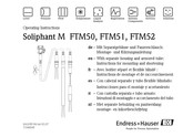 Endress+Hauser Soliphant M FTM5 Serie Instrucciones Para El Montaje Y Acortamiento