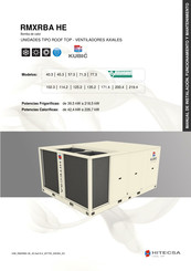 Hitecsa RMXRBA HE 40.3 Manual De Instalación, Funcionamiento Y Mantenimiento