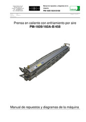 Habasit PM-1609/160A-B/458 Manual De Repuestos Y Diagramas De La Máquina