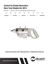 Elliott Maxi-Torq 9015 Instrucciones De Operacion Y Mantenimiento