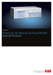 Abb Relion 650 Serie Guía De Producto