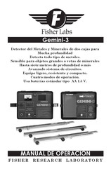 Fisher Labs Gemini-3 Manual De Operación