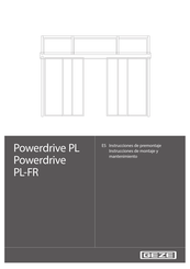 GEZE Powerdrive PL Instrucciones De Premontaje Instrucciones De Montaje Y Mantenimiento