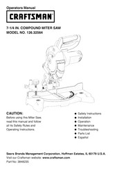 Craftsman 126.32564 Manual Del Operador