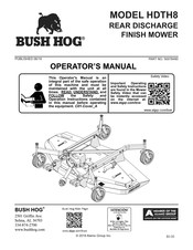 Bush Hog HDTH8 Manual De Seguridad Para El Personal De Operaciones Y Mantinimiento