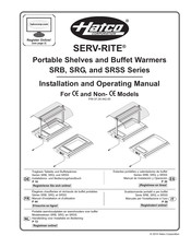 Hatco SERV-RITE SRSS Serie Manual De Instalación Y Operación