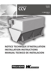 HK Refrigeration CCV 1 Manual Técnico De Instalación