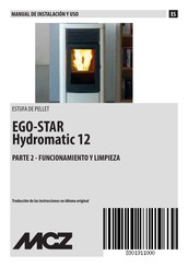 MCZ EGO-STAR Hydromatic 12 Manual De Instalacion Y Uso