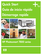 HP Photosmart 7800 serie Guia De Inicio Rapido