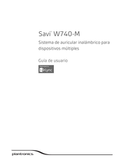 Plantronics Savi W740 Guía De Usuario