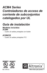 Altronix ACM4 Guia De Instalacion