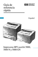 HP LaserJet 5000 N Guía De Referencia Rápida