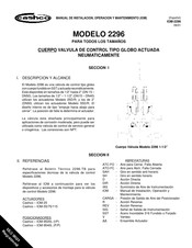 cashco 2296 Manual De Instalación, Operación Y Mantenimiento