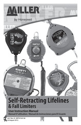 Honeywell MILLER Turbo T-BAK Personal Fall Limiter Manual De Instrucciones Para El Usuario