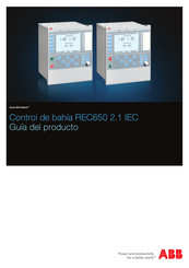 ABB Relion REC650 2.1 IEC Guía Del Producto