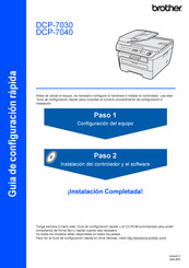 Brother DCP-7030 Guía De Configuración Rápida