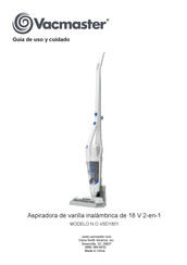 Vacmaster VSD1801 Guía De Uso Y Cuidado