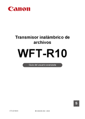 Canon WFT-R10 Guia Del Usuario Avanzada