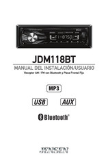 Jensen JDM118BT Manual Del Instalación/Usuario