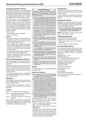Euchner ZSM Serie Manual De Instrucciones