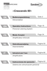 HumanTechnik Crescendo 60 Instrucciones De Operación