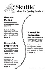 Skuttle Indoor Air Quality Products 2001 Manual De Operación