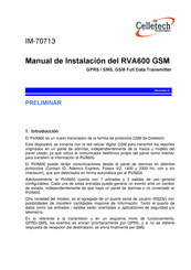 Celletech RVA600 GSM Manual De Instalación