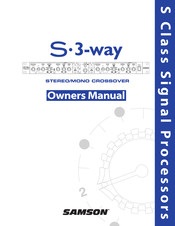 Samson S 3-WAY Manual De Usuario