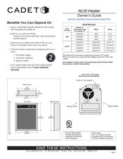 Cadet NLW408T Guia De Inicio Rapido